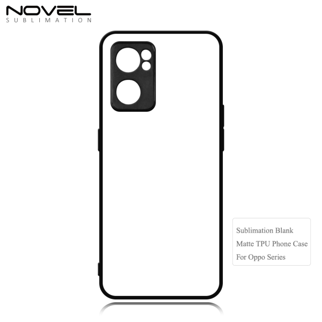 New Arrival!!! For Reno7 5G、Realme C53/ NERZO N53 Sublimation Blank Rubber 2D TPU Phone Case Cover