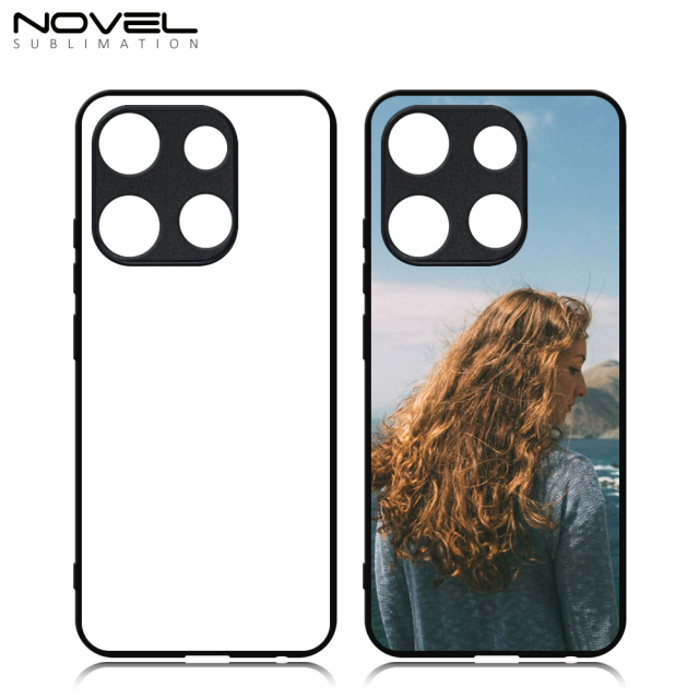 New Arrival Sublimation 2D TPU Phone Case for Spark Go 2023/Smart 7 With Aluminum Insert