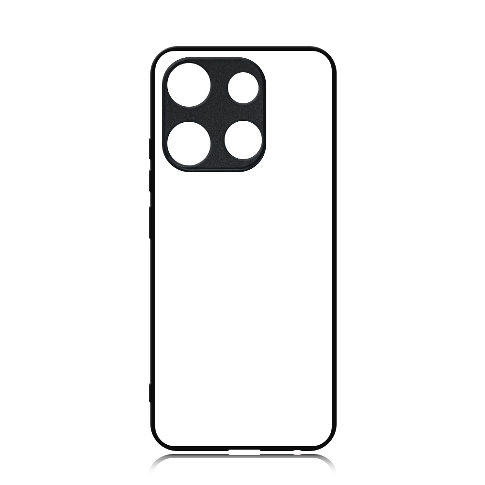 New Arrival Sublimation 2D TPU Phone Case for Spark Go 2023/Smart 7,Samrt 8 With Aluminum Insert