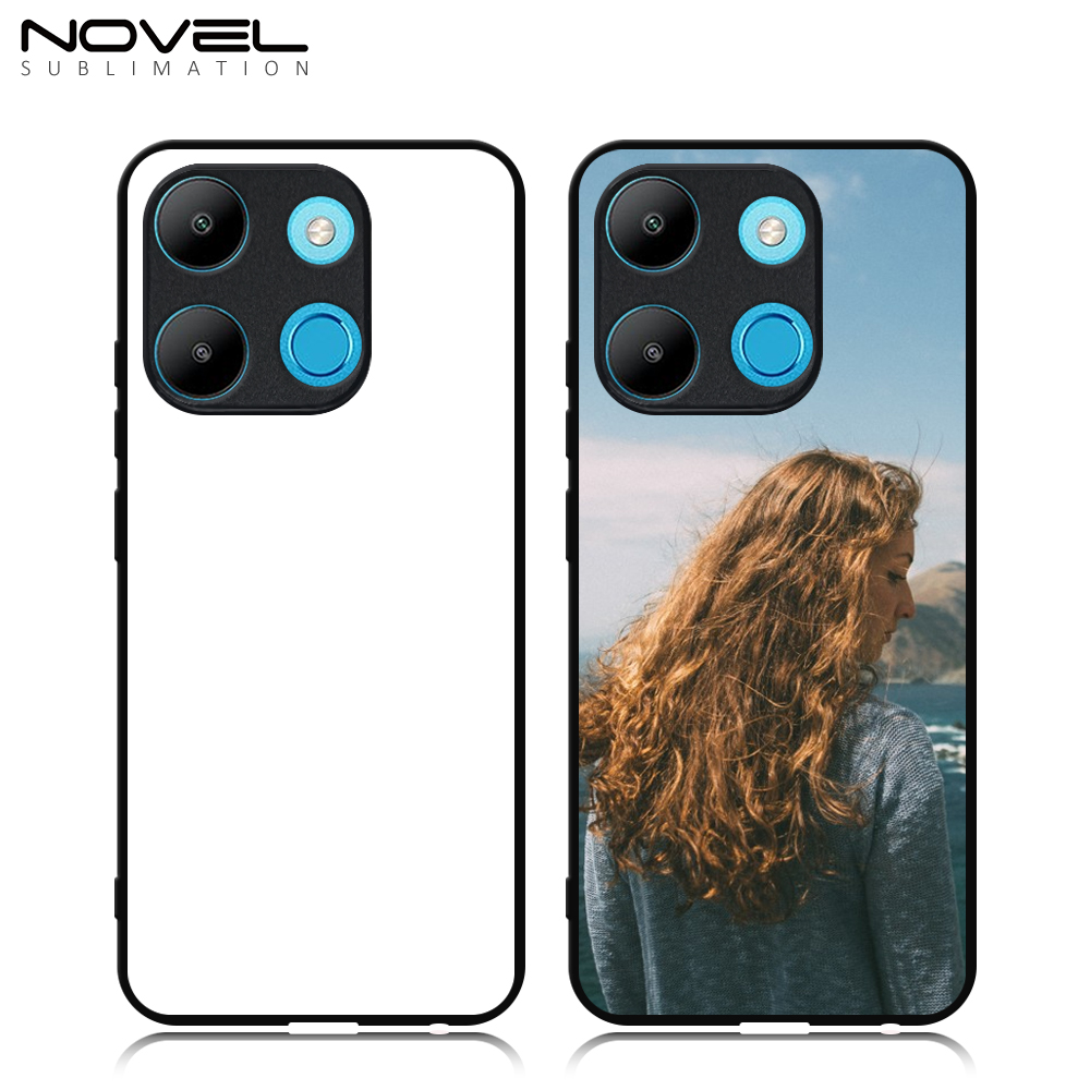 New Arrival Sublimation 2D TPU Phone Case for Spark Go 2023/Smart 7,Samrt 8 With Aluminum Insert