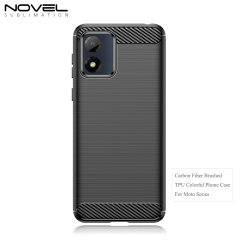 New Arrival Carbon Fiber Brushed Anti-Drop Phone Case for Moto Series