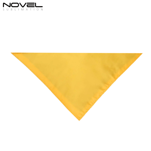 Sublimation Blank Dog Imitation Cotton Heat Transfer Washable Triangle Dog Scarf DIY Sublimation PET Bandana Dog