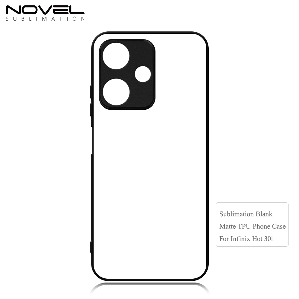 New Arrival Sublimation 2D TPU Phone Case for Infinix Hot 40/40Pro、 HOT 30、Hot 30i、9、20s with Aluminum Insert
