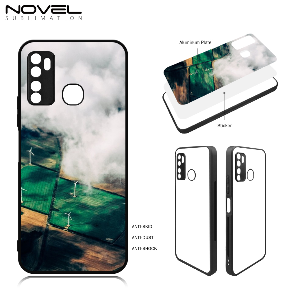 New Arrival Sublimation 2D TPU Phone Case for Infinix Hot 40/40Pro、 HOT 30、Hot 30i、9、20s with Aluminum Insert
