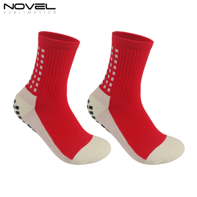 Non Slip Knee Football/Basketball/Hockey Tube Sock Sports Grip Socks