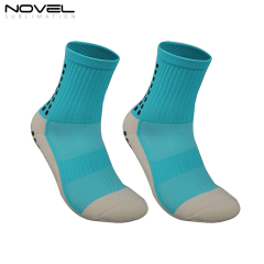 Non Slip Knee Football/Basketball/Hockey Tube Sock Sports Grip Socks