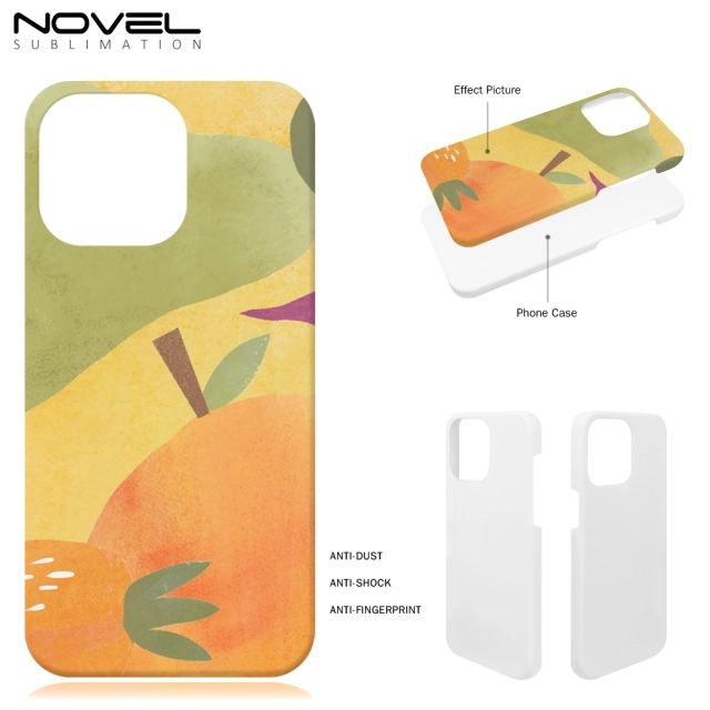DIY Sublimation Blank Plastic 3D Phone Case for iPhone 15 Series