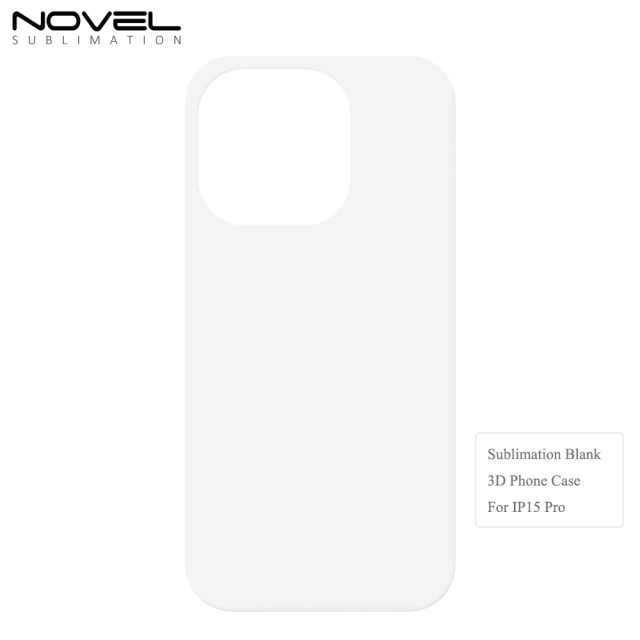 DIY Sublimation Blank Plastic 3D Phone Case for iPhone 15 Series