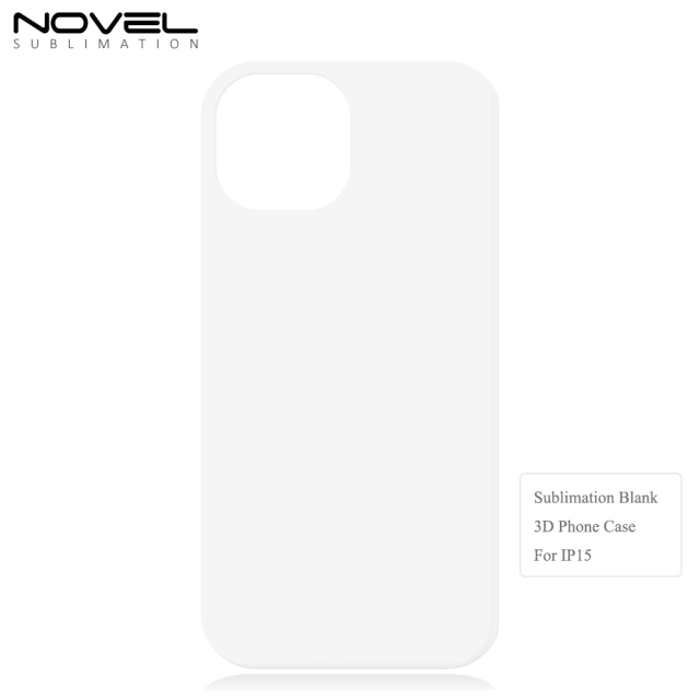 DIY Sublimation Blank Plastic 3D Phone Case for iPhone 15 Series