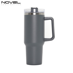 New Arrival 40oz Sublimation Colorful Stainless Steel Car Mug with Handle