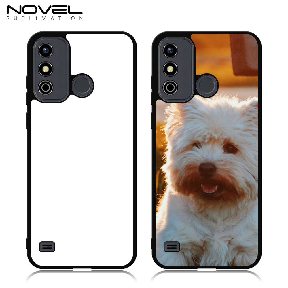 New Arrival Sublimation 2D TPU Phone Case for ZTE Blade A53 DIY Shell With Aluminum Sheet