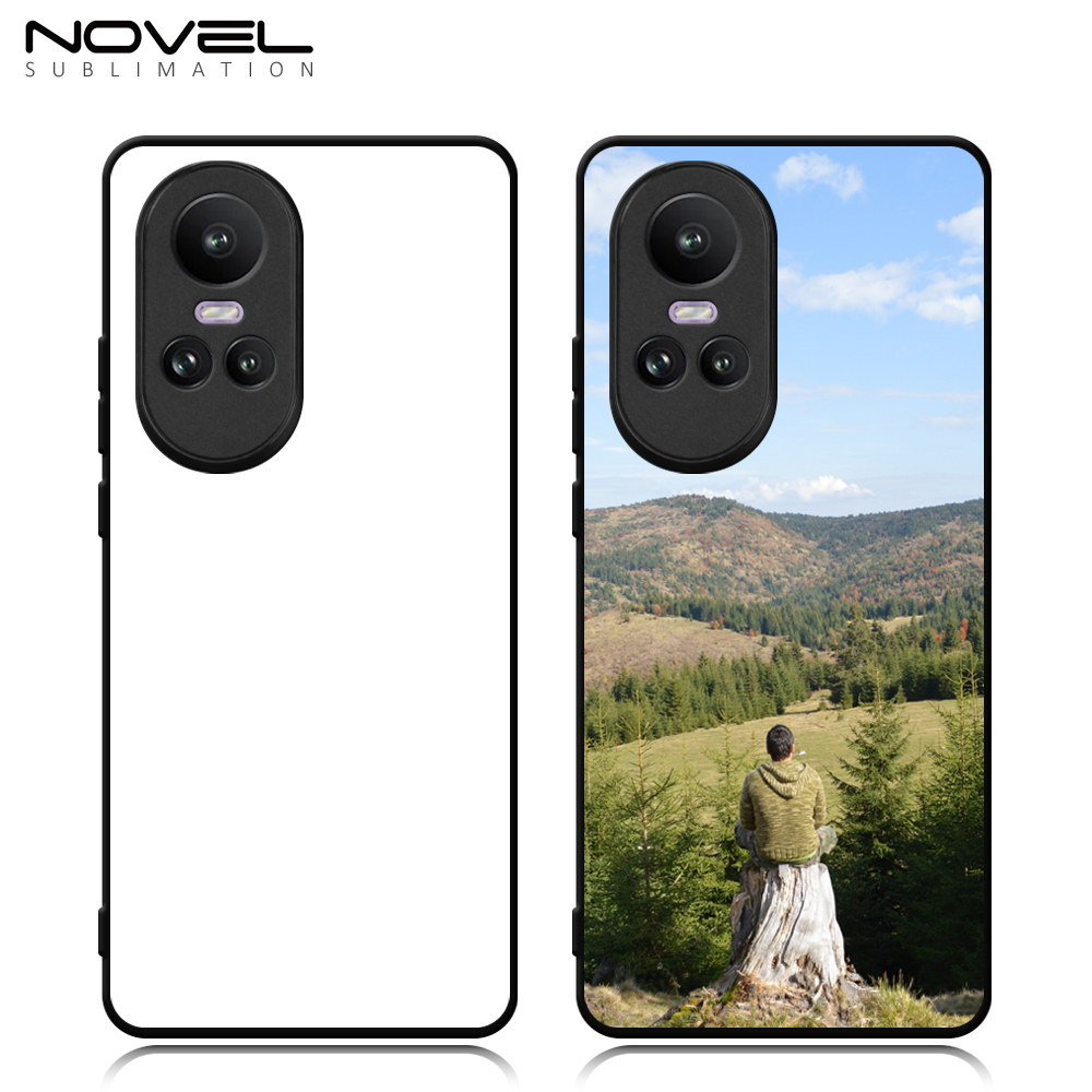 New Arrival Sublimation 2D TPU Phone Case for OPPO Reno 11 Series,Reno 10/Reno 10 Pro DIY Shell With Aluminum Sheet