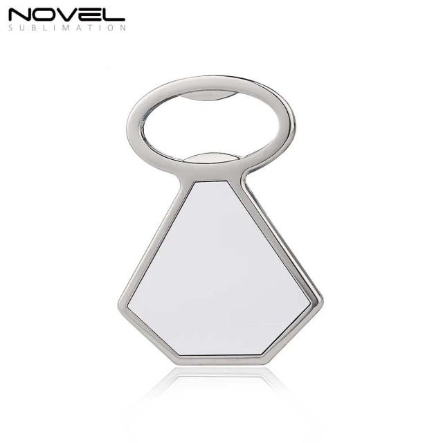 Custom Blank Sublimation Metal Bottle Opener Fridge Magnet with Three Shape