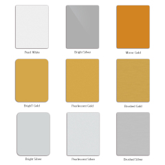 Sublimation Blanks 0.45mm Aluminum Sheet for Single Side Printing 9 Colors Available