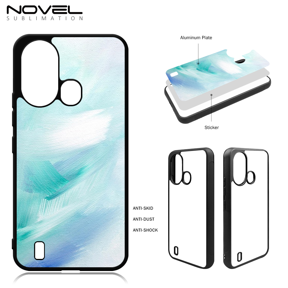 New Arrival Sublimation 2D TPU Phone Case for ZTE Blade L220 DIY Shell With Aluminum Sheet
