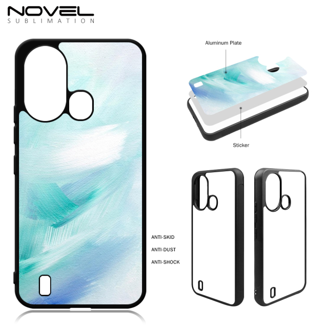New Arrival Sublimation 2D TPU Phone Case for ZTE Blade L220 DIY Shell With Aluminum Sheet