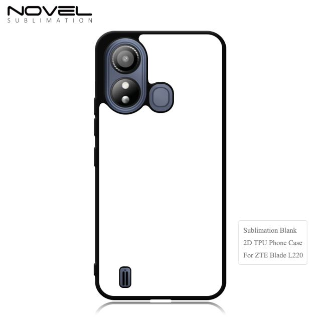 New Arrival Sublimation 2D TPU Phone Case for ZTE Blade L220 DIY Shell With Aluminum Sheet