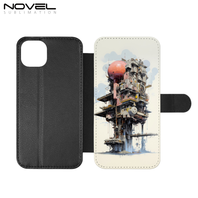 Sublimation Blanks PU Leather Card Holder for Sublimation Printing Black