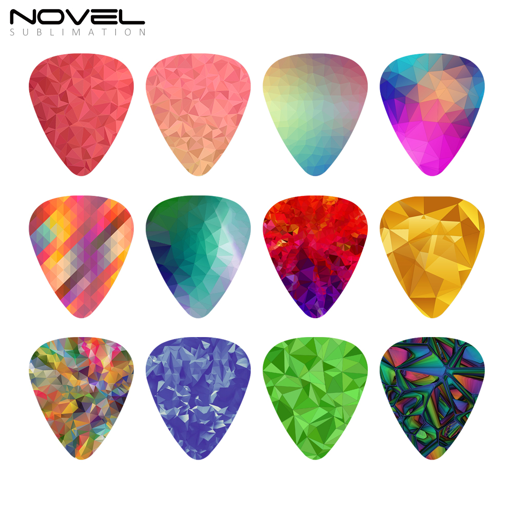 UV Printing Guitar Pick 0.71 mm Thickness Guitar Pick Personalized Women Men Guitarists Acoustic Classical Electric Bass Guitar