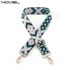 New Arrival Cotton Replacement Crossbody Shoulder Bag Strap Style Multicolor Canvas Crossbody Strap for Handbags
