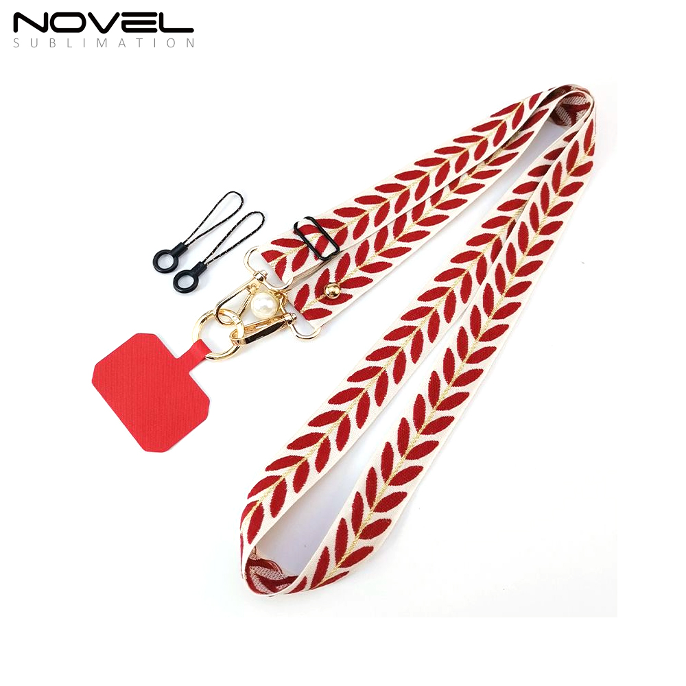 New Arrival Phone Strap Style Multicolor Vine Leaf Adjustable Lanyard