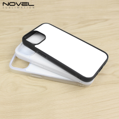 New Arrival Sublimation 2D TPU Phone Case for iPhone 15 Series DIY Shell With Aluminum Sheet
