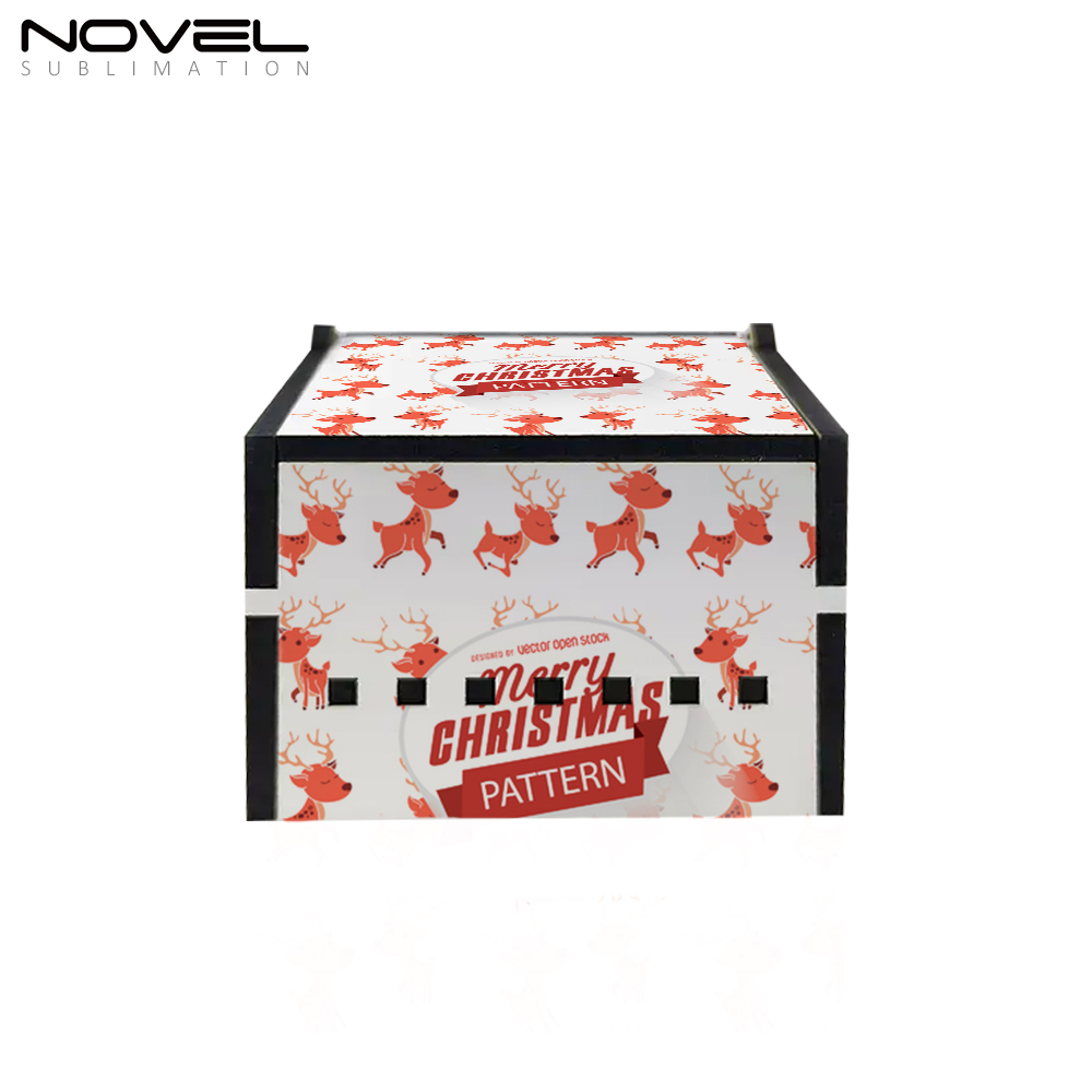 Sublimation MDF Music Box Blank DIY Xmas Gift Custom Gift