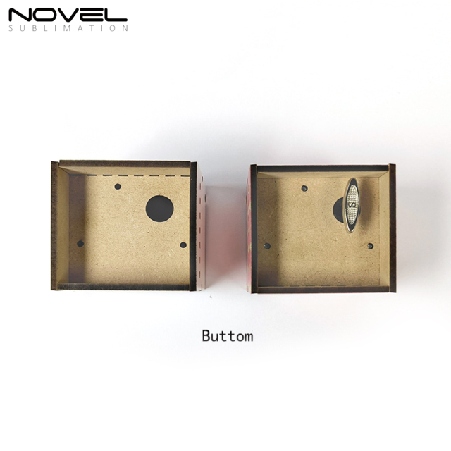 New Arrival Sublimation MDF Music Box Blank DIY Xmas Gift Custom Gift