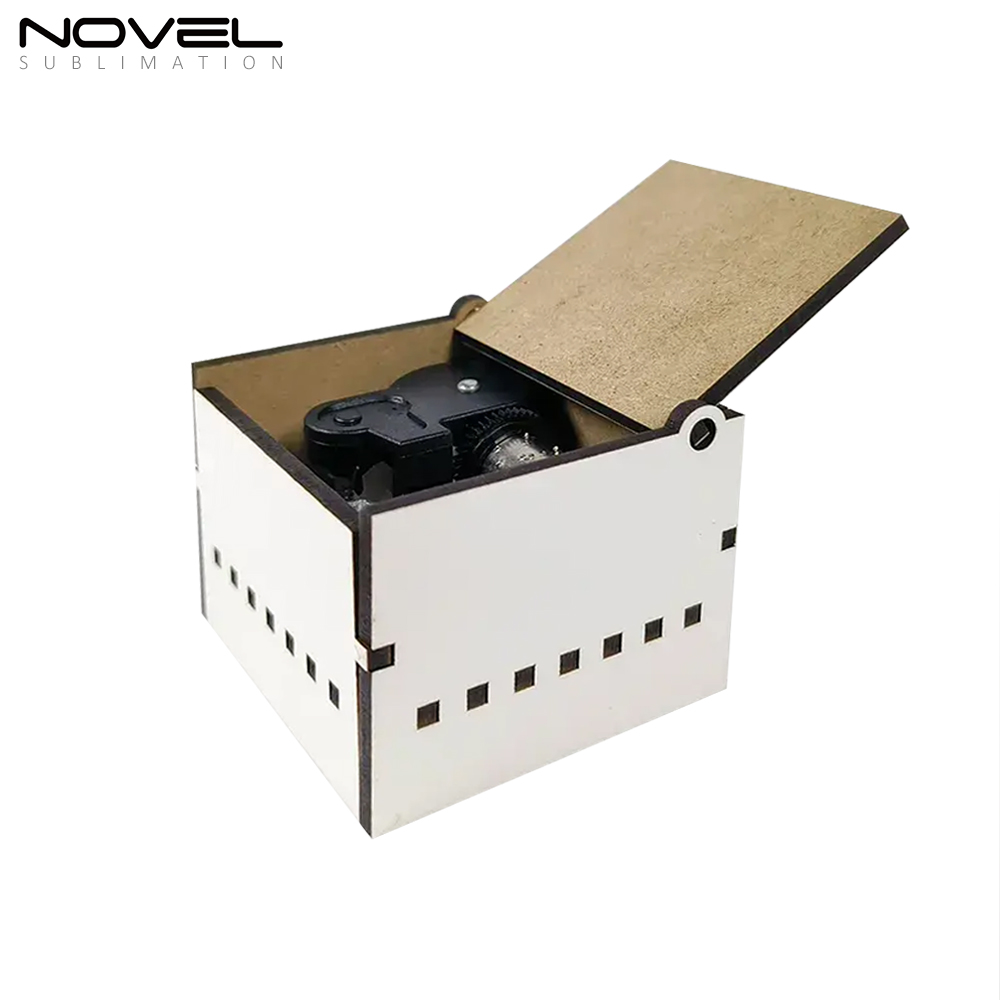 Sublimation MDF Music Box Blank DIY Xmas Gift Custom Gift