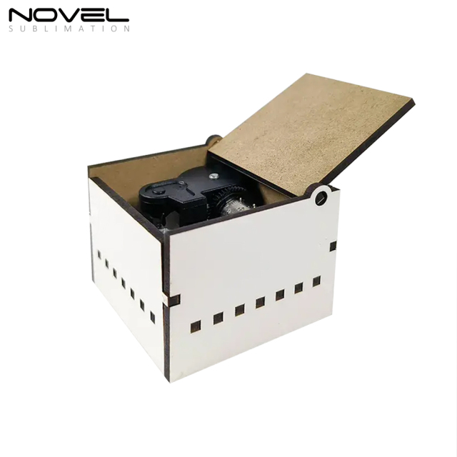 New Arrival Sublimation MDF Music Box Blank DIY Xmas Gift Custom Gift