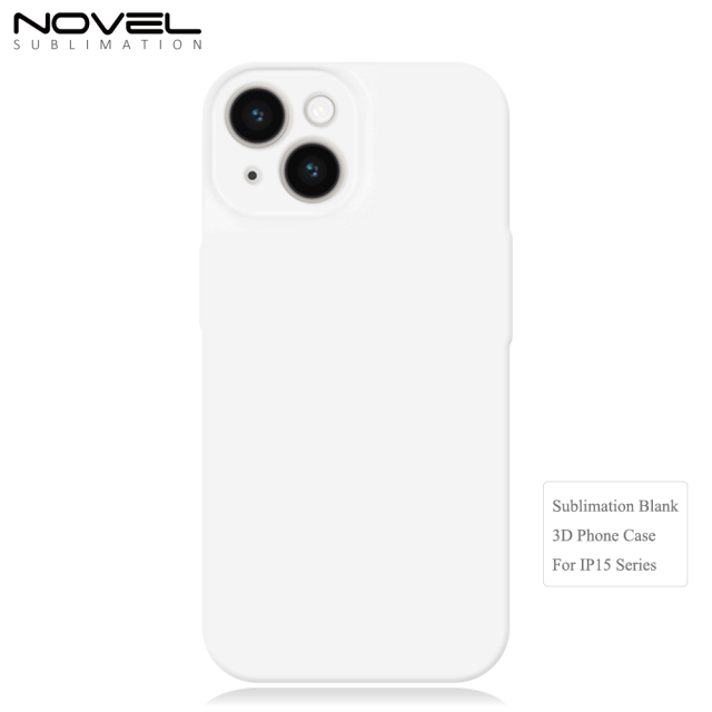 New Arrival 3D Film Sublimation Printing Plastic Phone Case For iPhone 15 Series Full Coverage Mobile Phone Case