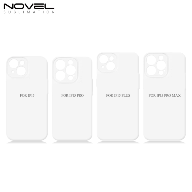New Arrival 3D Film Sublimation Printing Plastic Phone Case For iPhone 15 Series Full Coverage Mobile Phone Case