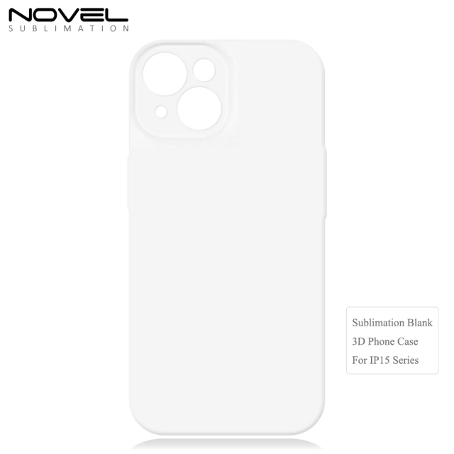 New Arrival 3D Film Sublimation Printing Plastic Phone Case For iPhone 15 Series Full Coverage Mobile Phone Case