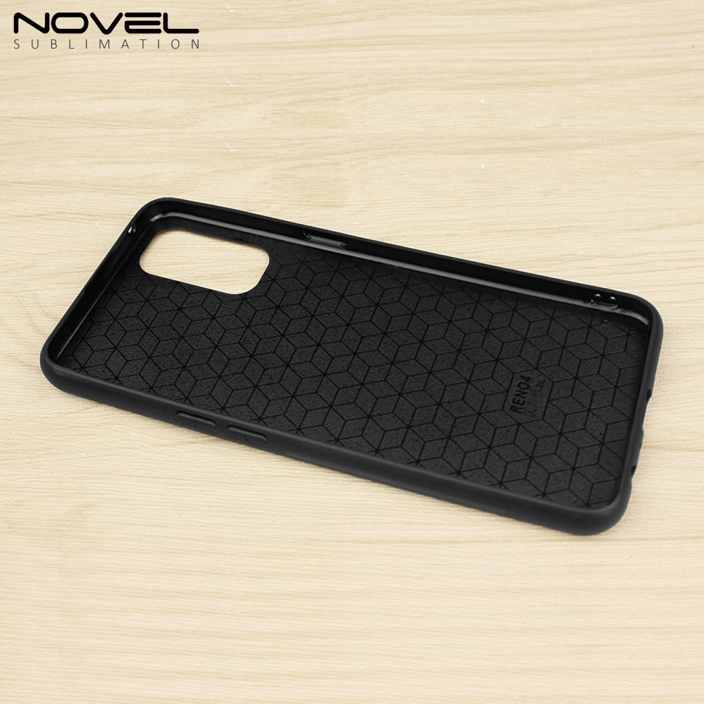 New Arrival Sublimation 2D TPU Phone Case for Reno 4 Series,Reno 6 4G with Aluminum Insert