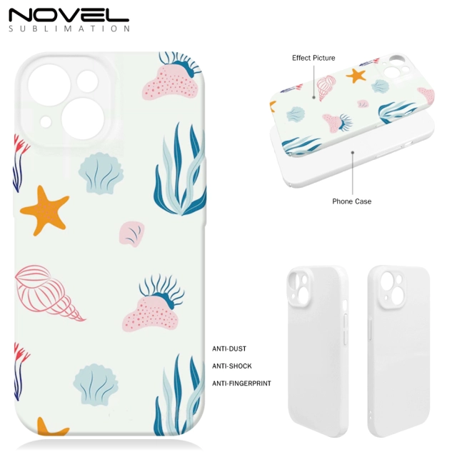 New Arrival 3D Film Sublimation Printing Plastic Phone Case For iPhone 15 Series Full Coverage Mobile Phone Case
