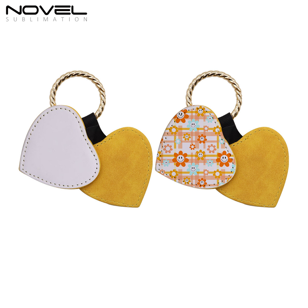 PU Leather Sublimation Magnetic Hat Clip for Traveling Bags,Backpacks,Luggage Totes Hat Holder with Heart Shape