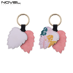 New Arrival PU Leather Sublimation Magnetic Hat Clip for Traveling Bags,Backpacks,Luggage Totes Hat Holder with Leaf Shape