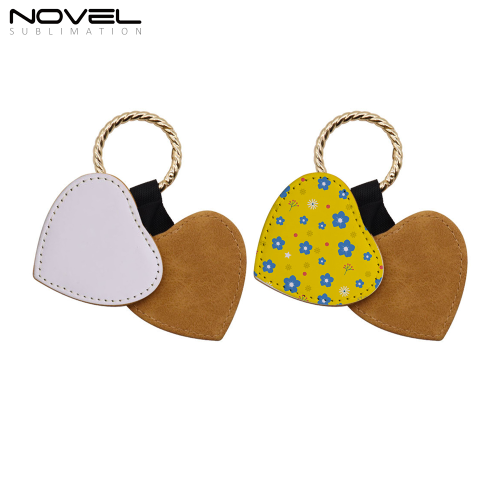 PU Leather Sublimation Magnetic Hat Clip for Traveling Bags,Backpacks,Luggage Totes Hat Holder with Heart Shape