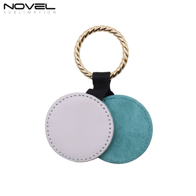 New Arrival PU Leather Sublimation Magnetic Hat Clip for Traveling Bags,Backpacks,Luggage Totes Hat Holder with Round Shape