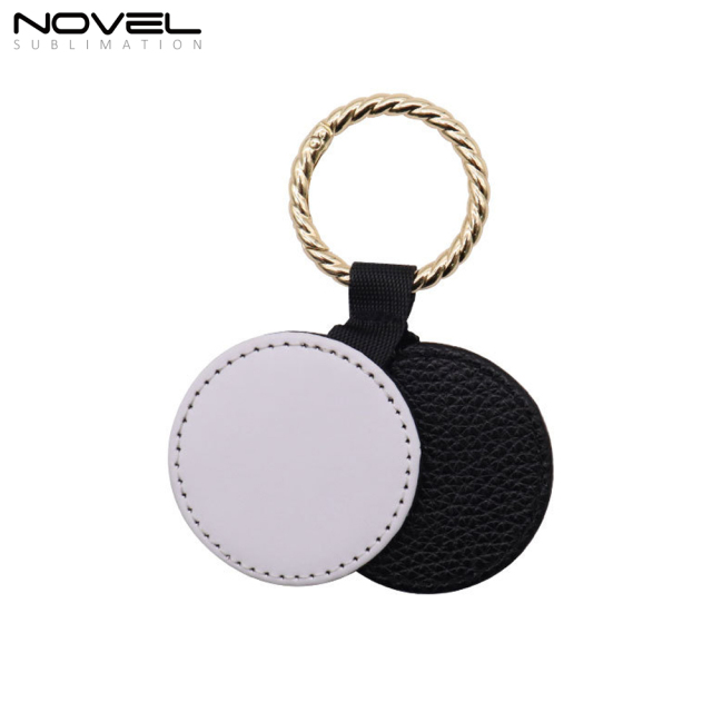 New Arrival PU Leather Sublimation Magnetic Hat Clip for Traveling Bags,Backpacks,Luggage Totes Hat Holder with Round Shape