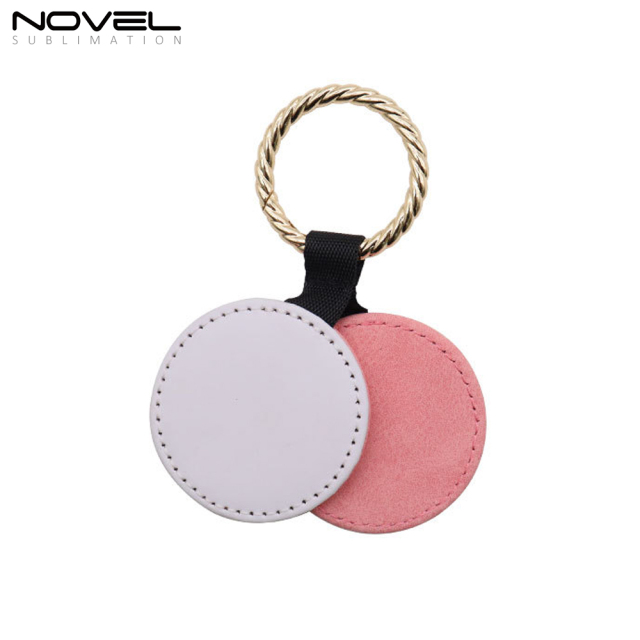 New Arrival PU Leather Sublimation Magnetic Hat Clip for Traveling Bags,Backpacks,Luggage Totes Hat Holder with Round Shape