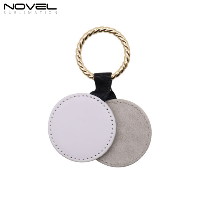 New Arrival PU Leather Sublimation Magnetic Hat Clip for Traveling Bags,Backpacks,Luggage Totes Hat Holder with Round Shape