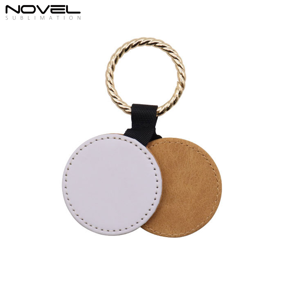 PU Leather Sublimation Magnetic Hat Clip for Traveling Bags,Backpacks,Luggage Totes Hat Holder with Round Shape