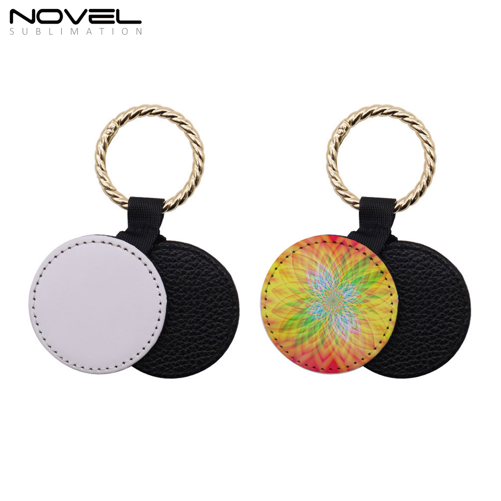PU Leather Sublimation Magnetic Hat Clip for Traveling Bags,Backpacks,Luggage Totes Hat Holder with Round Shape