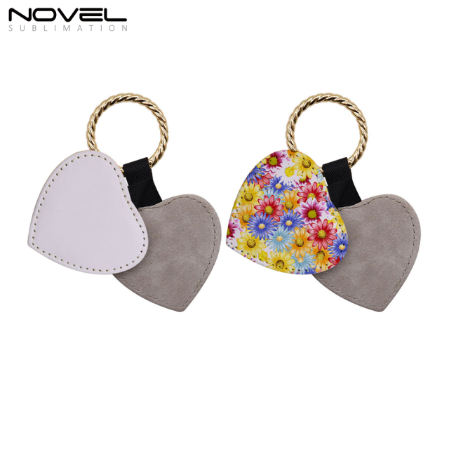 New Arrival PU Leather Sublimation Magnetic Hat Clip for Traveling Bags,Backpacks,Luggage Totes Hat Holder with Heart Shape