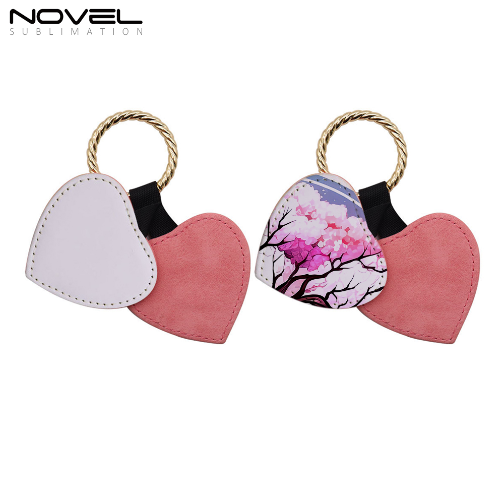 PU Leather Sublimation Magnetic Hat Clip for Traveling Bags,Backpacks,Luggage Totes Hat Holder with Heart Shape