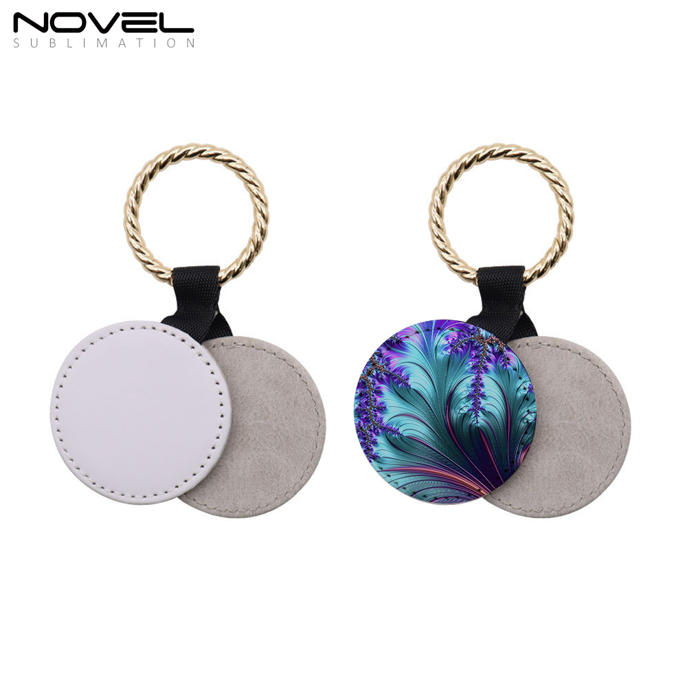 PU Leather Sublimation Magnetic Hat Clip for Traveling Bags,Backpacks,Luggage Totes Hat Holder with Round Shape