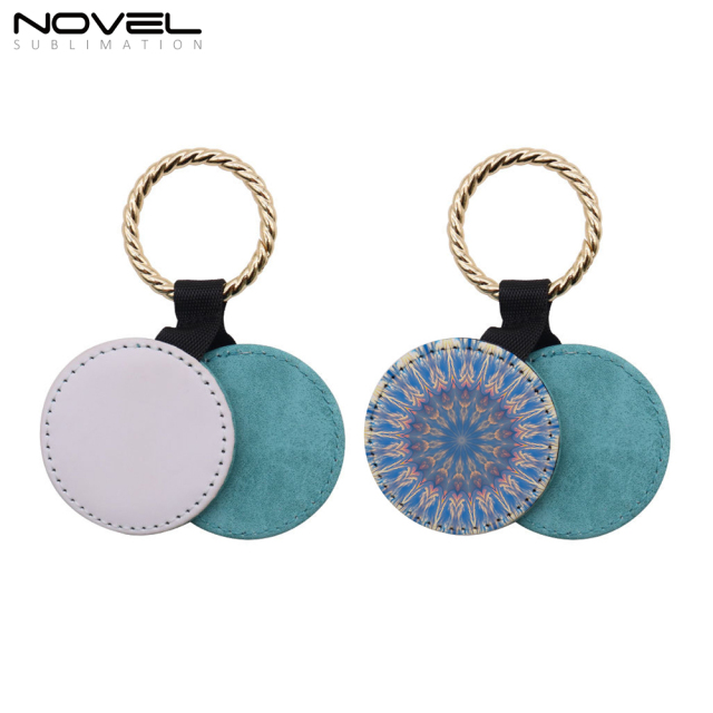 New Arrival PU Leather Sublimation Magnetic Hat Clip for Traveling Bags,Backpacks,Luggage Totes Hat Holder with Round Shape
