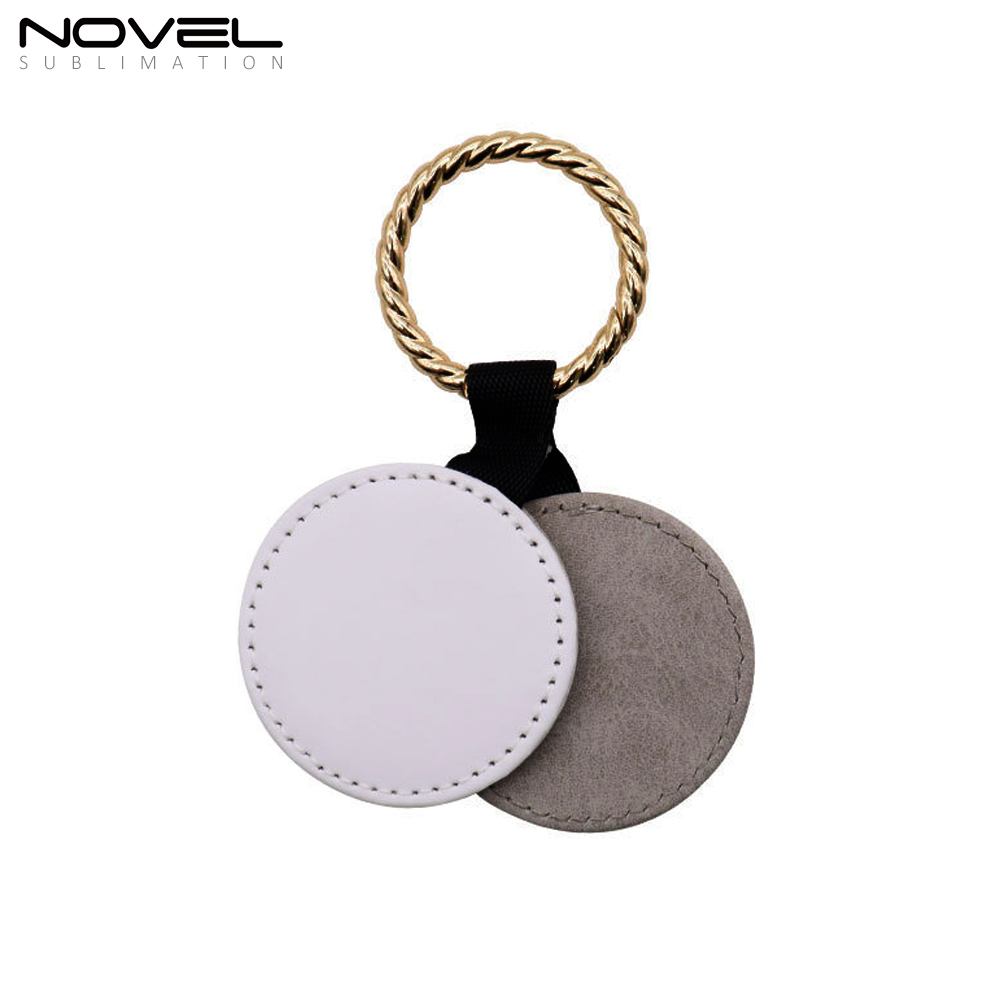 PU Leather Sublimation Magnetic Hat Clip for Traveling Bags,Backpacks,Luggage Totes Hat Holder with Round Shape