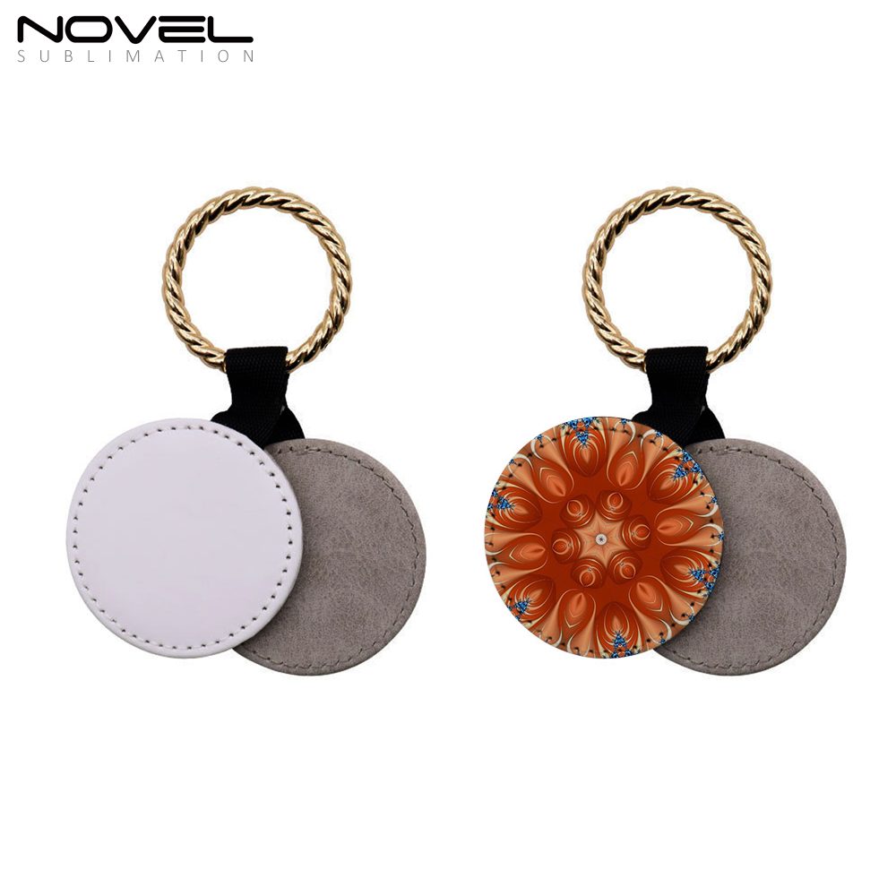 PU Leather Sublimation Magnetic Hat Clip for Traveling Bags,Backpacks,Luggage Totes Hat Holder with Round Shape